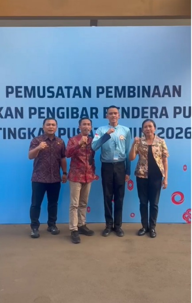 Calon Pengibar Bendera Pusaka Tingkat Pusat