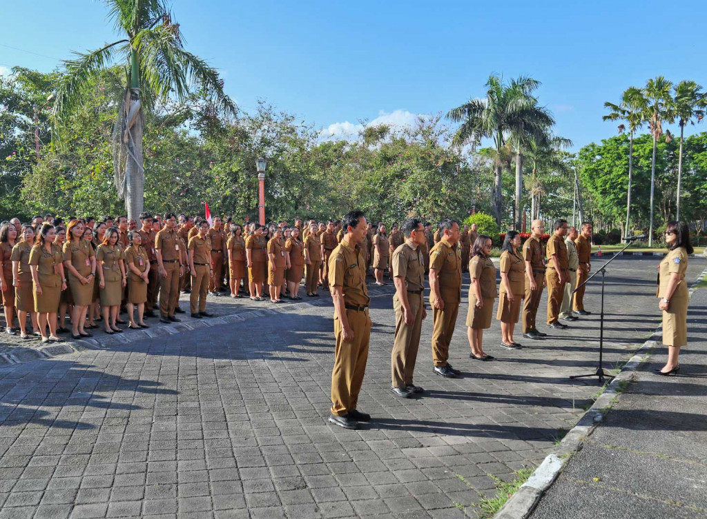 Pelaksanaan Kegiatan Apel Pagi Bapenda Kabupaten Badung
