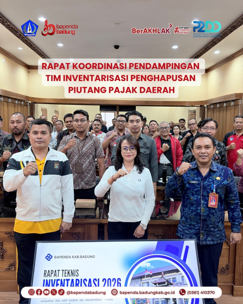 Rapat Koordinasi Pendampingan TIM Inventarisasi Penghapusan Piutang Pajak Daerah