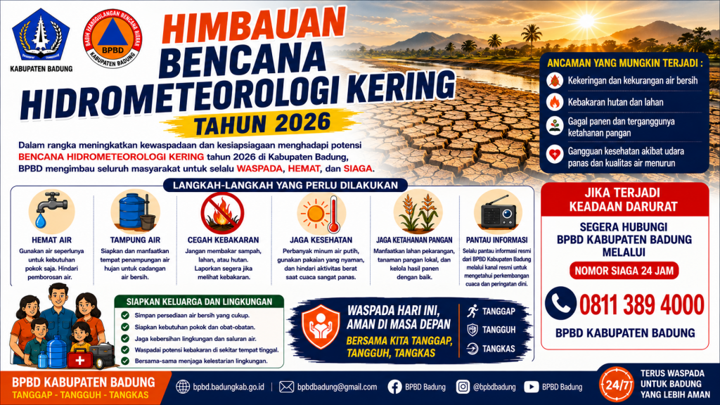 HIMBAUAN BENCANA HIDROMETEOROLOGI KERING TAHUN 2026