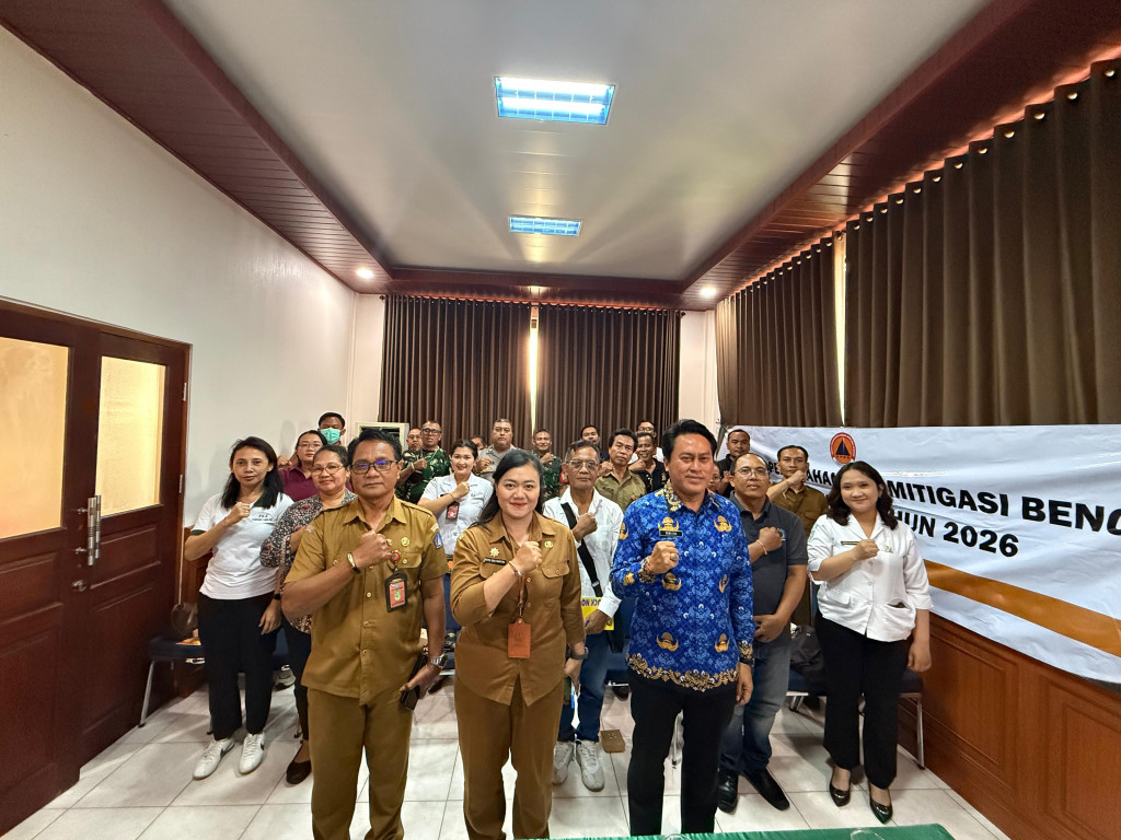 Kegiatan Pelatihan Pencegahan dan Mitigasi Bencana Kabupaten/Kota Tahun 2026 yang bertempat di Kantor Kelurahan Legian, Kecamatan Kuta, Kabupaten Badung.