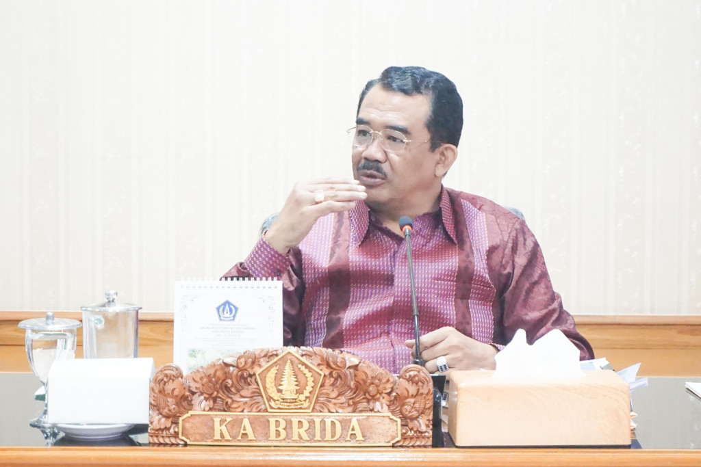 pembahasan laporan antara Survey Penyusunan Indeks Kerukunan Umat Beragama Kabupaten Badung Tahun 2023