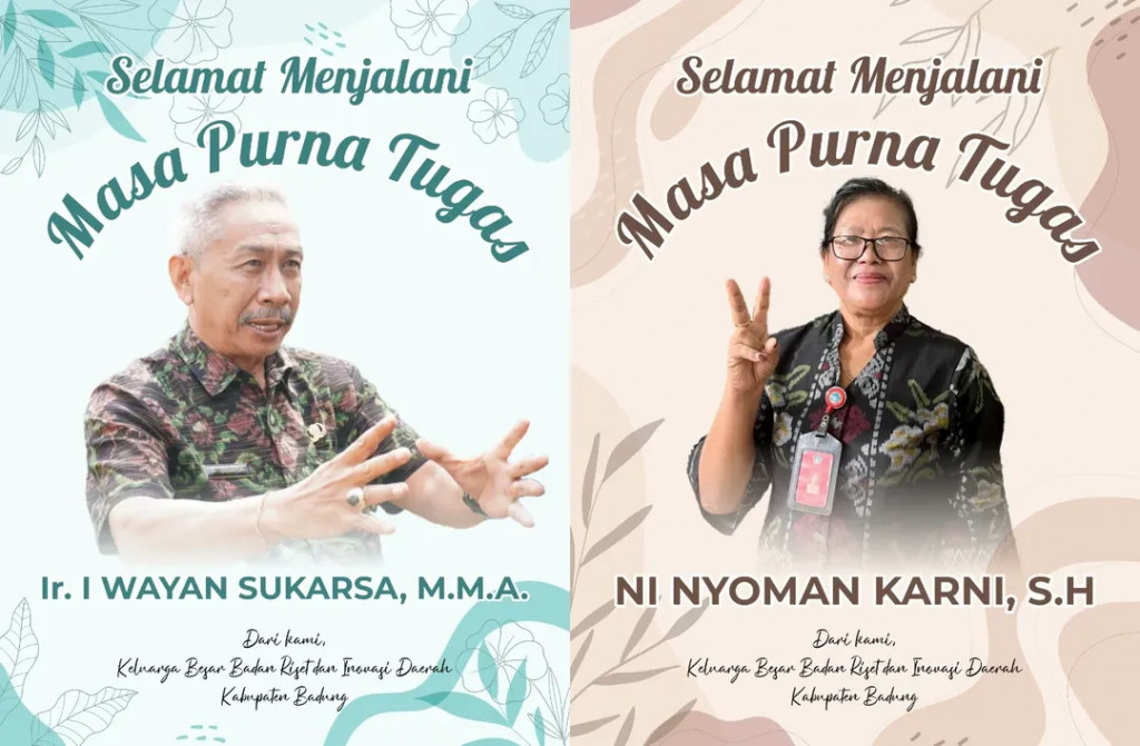 Pelepasan PNS Purna Tugas BRIDA Kabupaten Badung