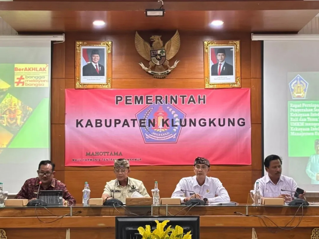 Rapat Persiapan Kegiatan Penyerahan Sertifikat Hak Kekayaan Intelektual Provinsi Bali Tahun 2026