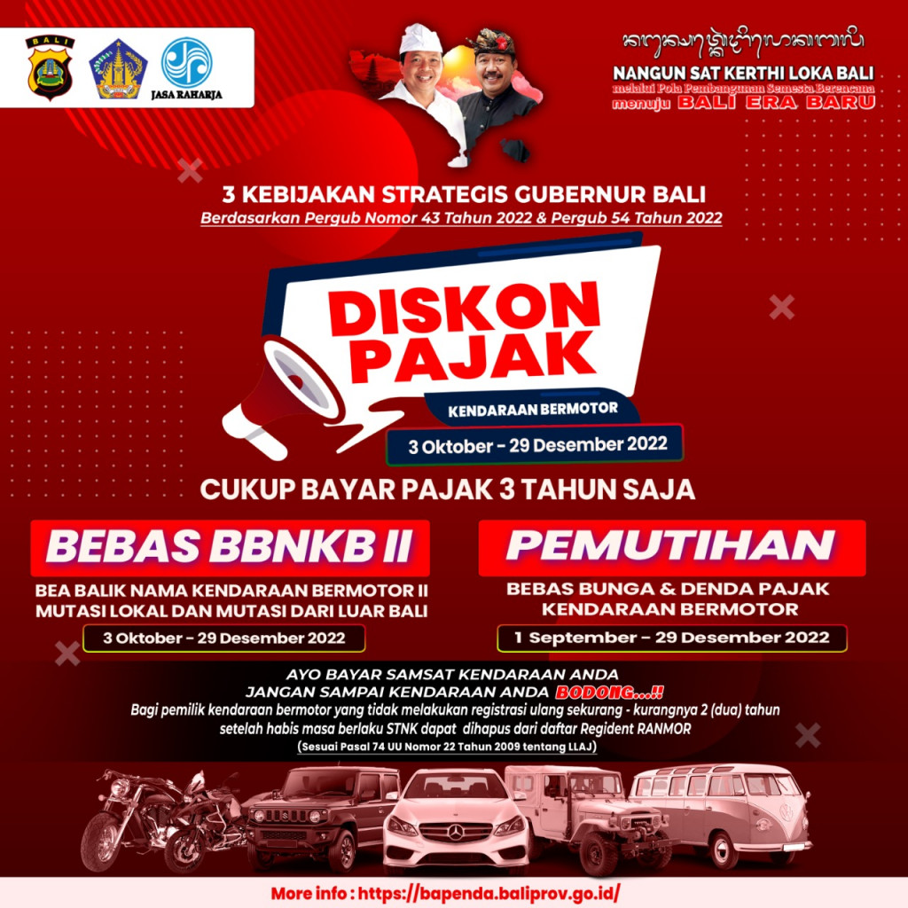 DISKON PAJAK KENDARAAN BERMOTOR