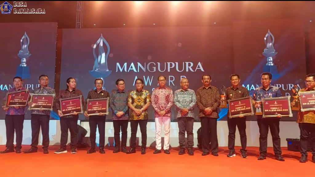 PEMERINTAH DESA DARMASABA LIMA BESAR MANGUPURA AWARD 2023
