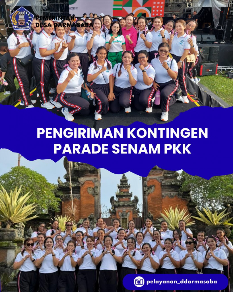 PKK Desa Darmasaba Ikuti Parade Senam dalam Rangka HUT Mangupura!