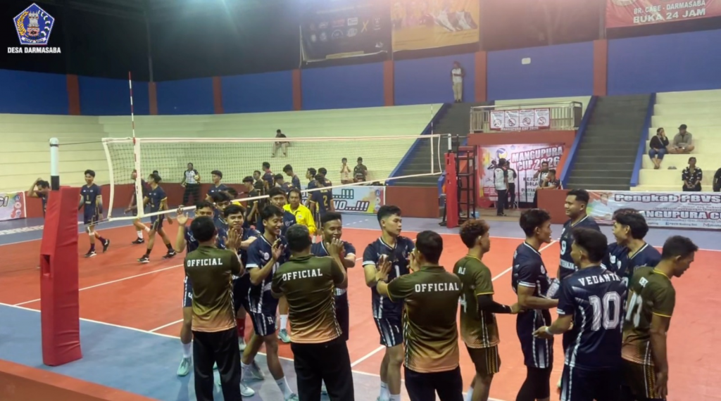 Kemenangan Perdana Tim Bola Voli Putra Dharma Temaja di Mangupura Cup 2026