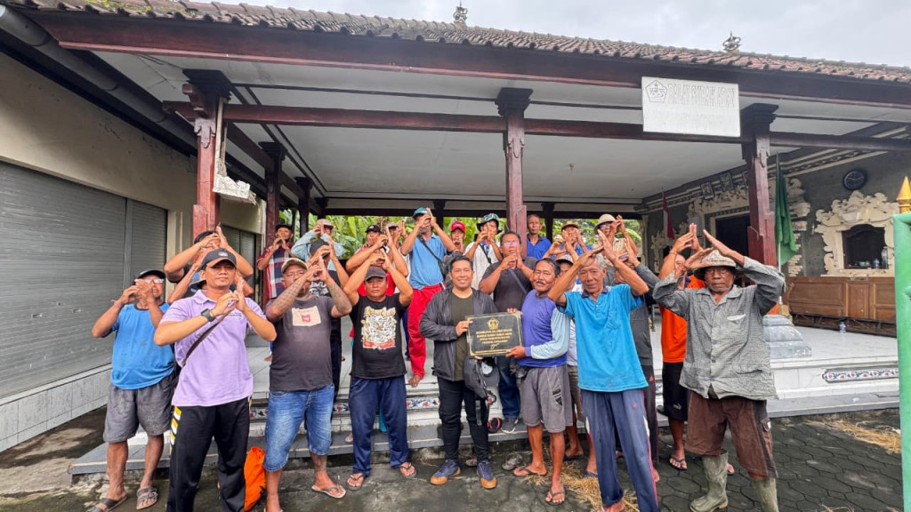 Serah Terima Saluran Irigasi Munduk Gumuh Subak Aban, Desa Darmasaba