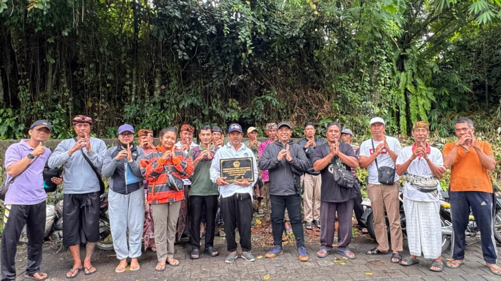 Serah Terima Saluran Irigasi Munduk Karang Suwung Subak Karang Gadon, Desa Darmasaba