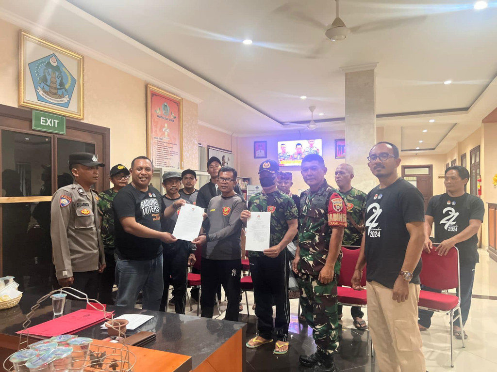 Persiapan Pemilu Dengan Melakukan Koordinasi Pengamanan Anggota LINMAS.