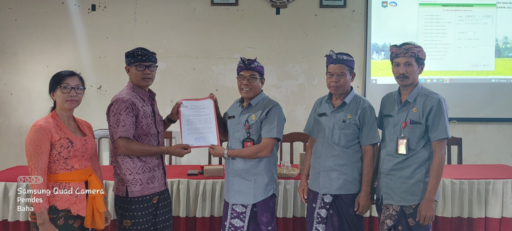 PENETAPAN LAPORAN REALISASI APBDES TAHUN 2022