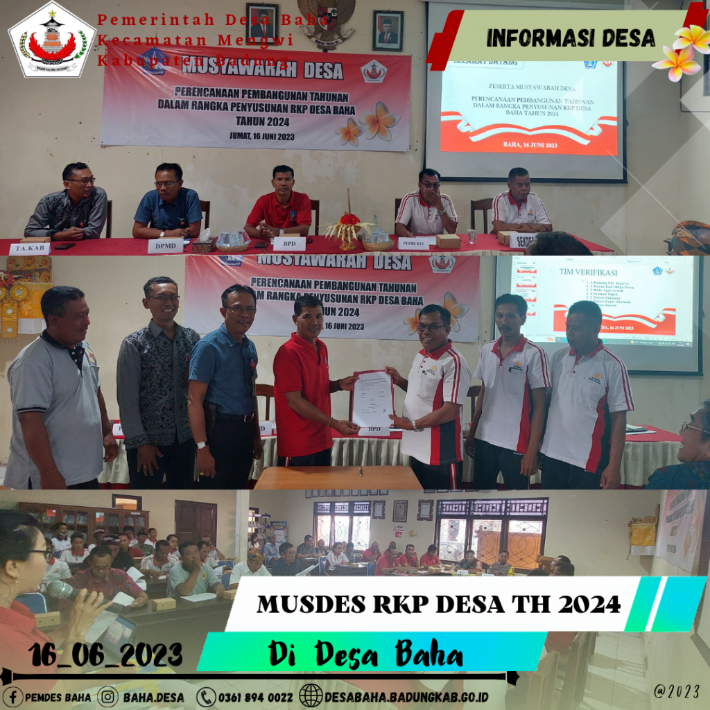MUSDES Penyusunan RKPDesa Tahun 2024