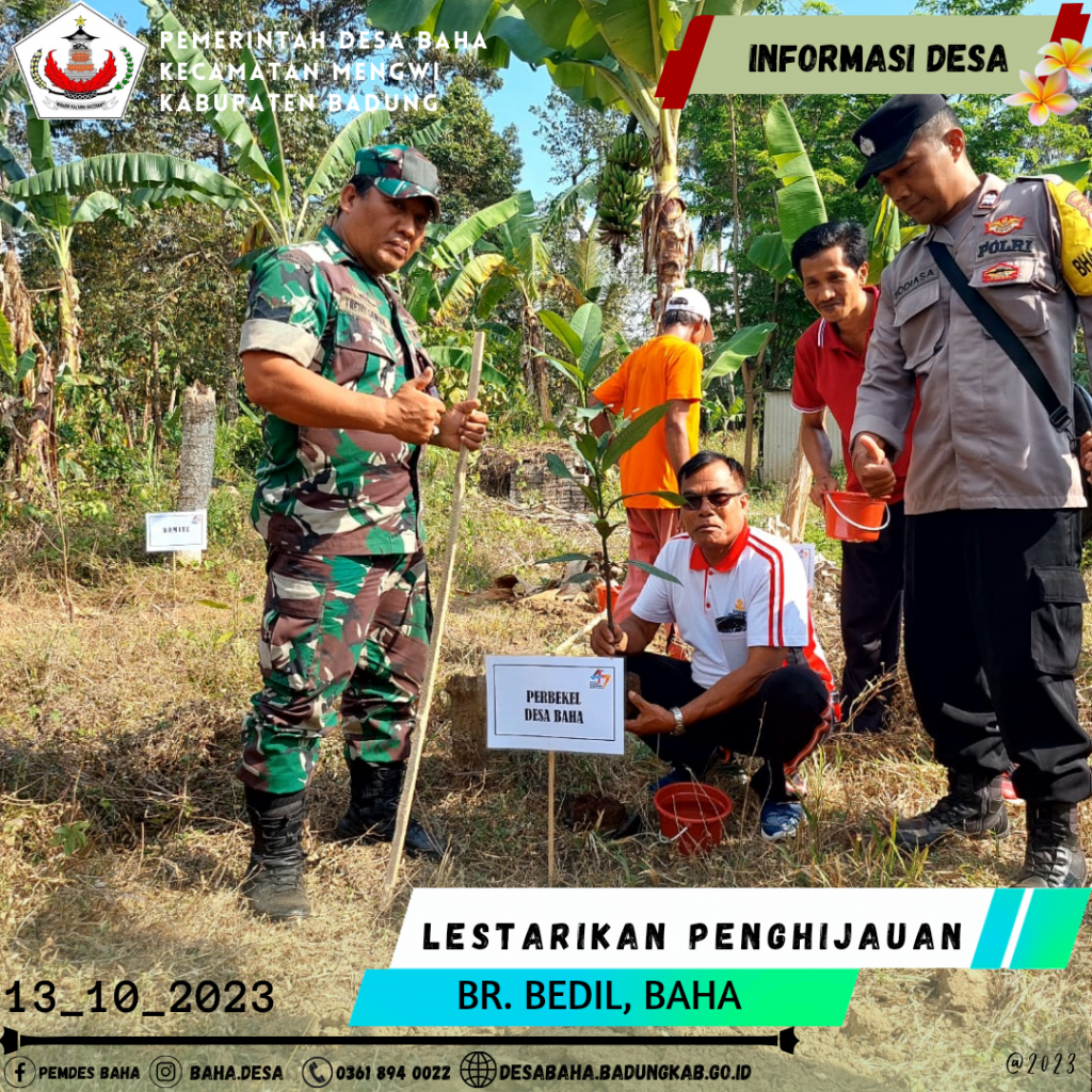 Penanaman Pohon menjaga ketersediaan air