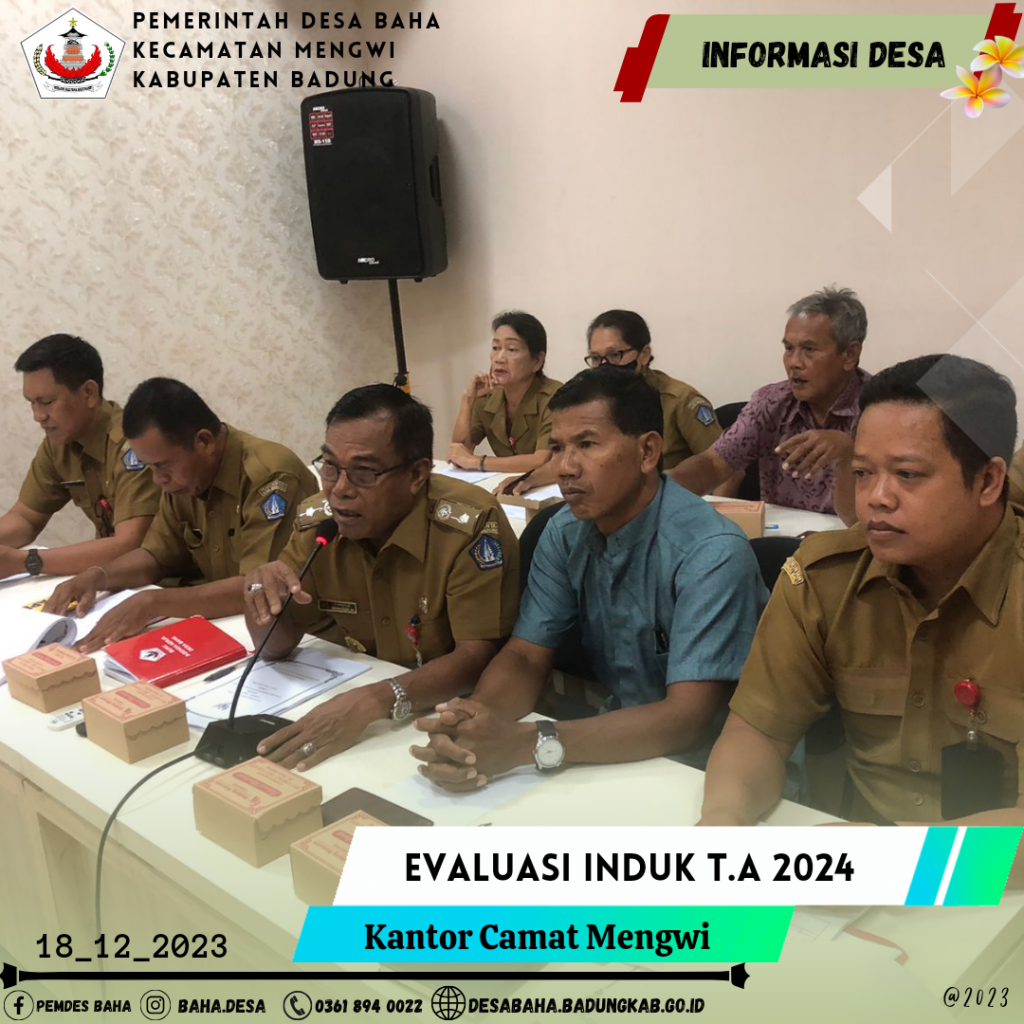 Evaluasi APBDes Induk T.A 2024