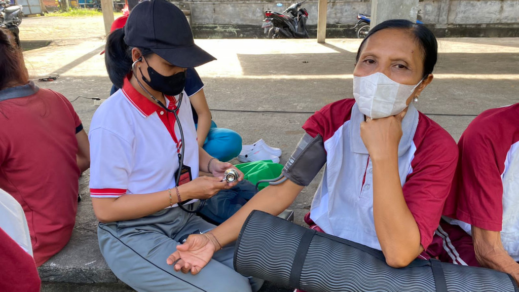 Posyandu Lansia Br. Busana Kaja bulan Pebruari