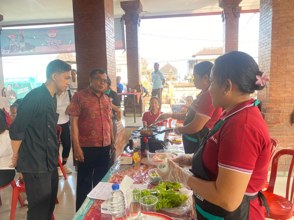 Pelaksanaan Gebyar Masak - Masak Desa Baha