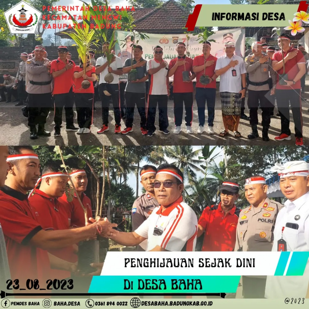 POLRI LESTARIKAN NEGERI DI DESA BAHA