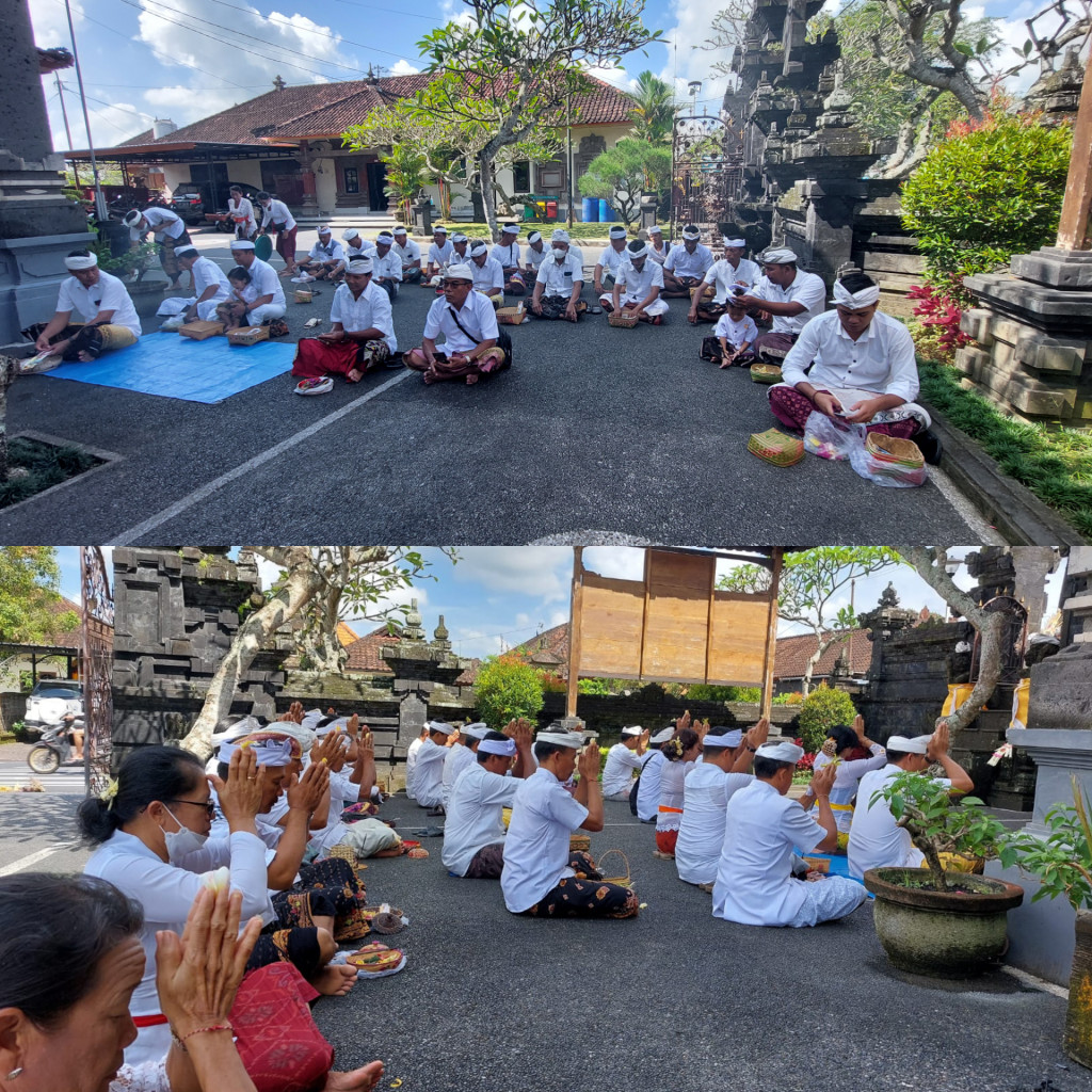 Rahina Saraswati Pujawali Kantor Desa Baha