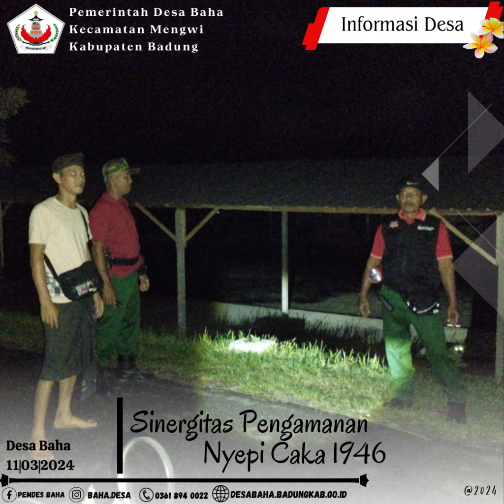 Sinergitas pengamanan Hari Raya Nyepi Caka 1946