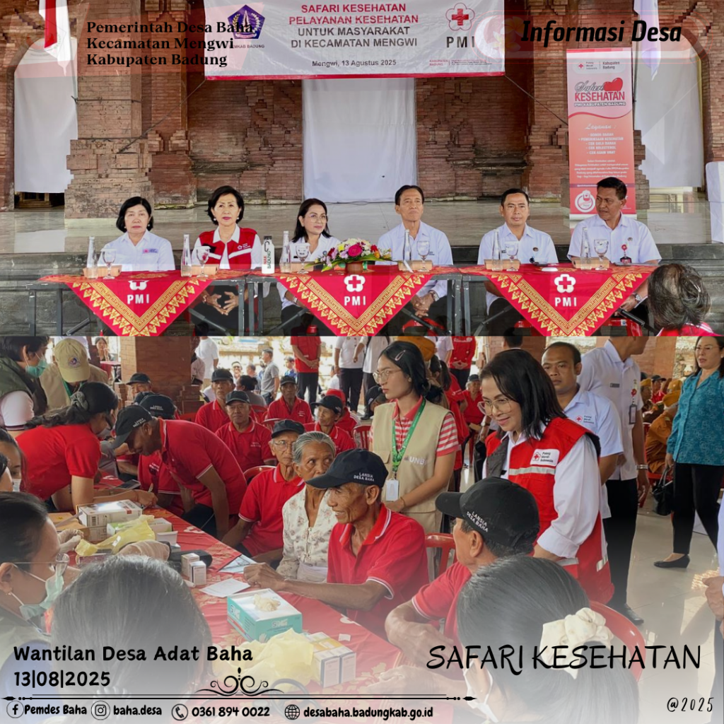 Safari Kesehatan Pelayanan Kesehatan untuk Masyarakat Desa Baha
