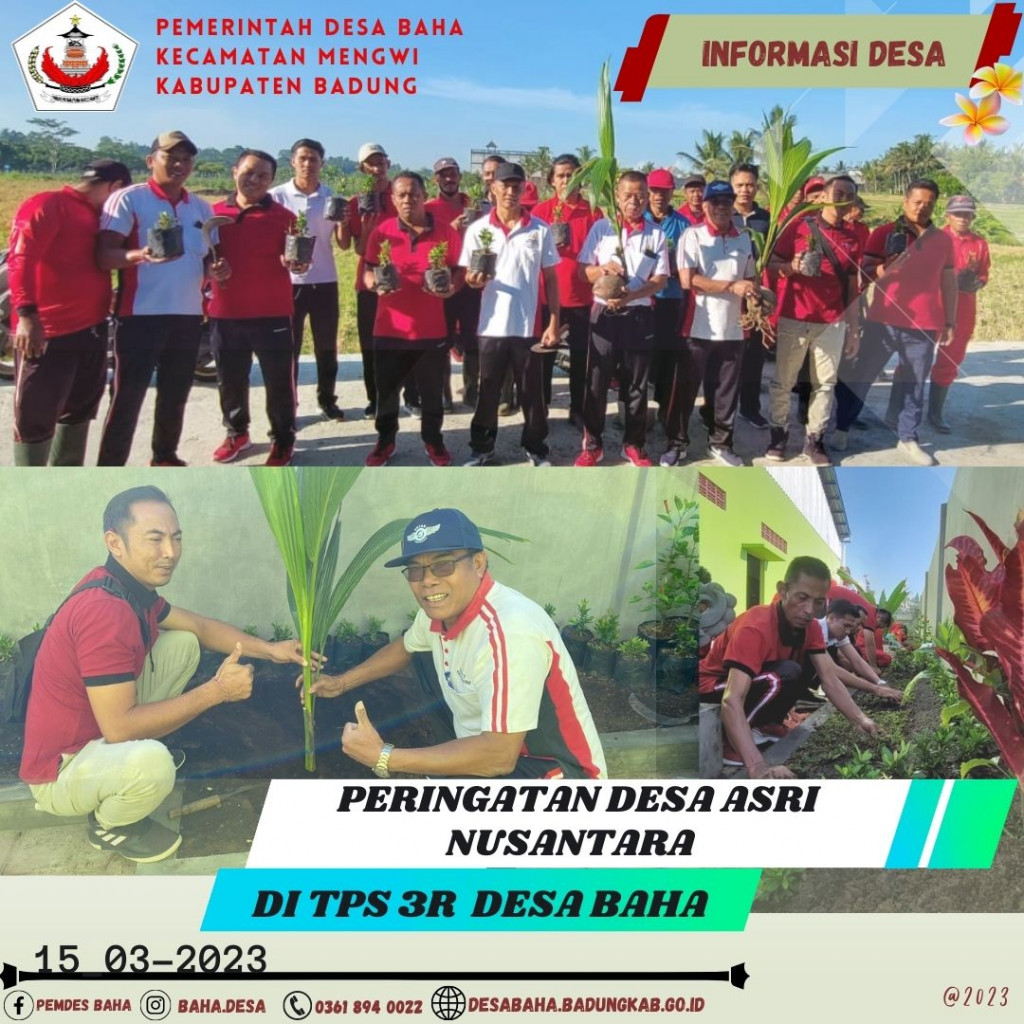PERINGATAN DESA ASRI NUSANTARA DI DESA BAHA