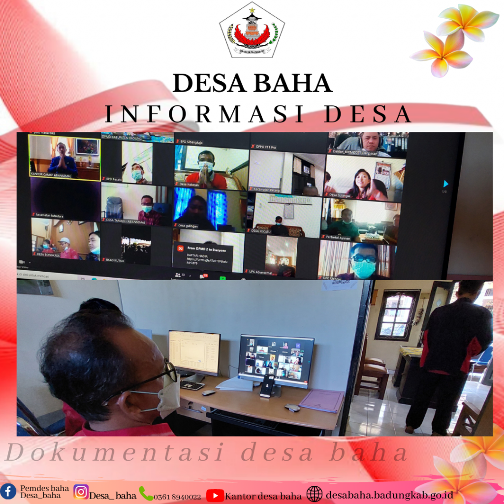 Zoom Metting Pengelolaan Dana bergulir masyarakat