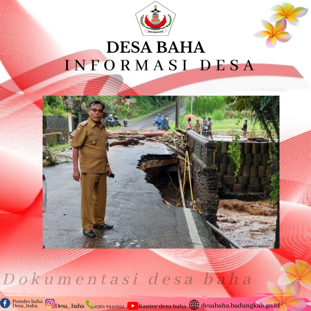 Pemantauan Banjir di Tukad Cengkok Desa Baha