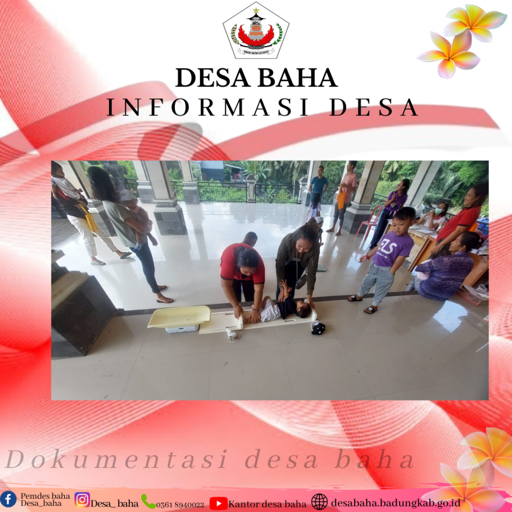 Posyandu bulan nopember di br.kedua, desa baha