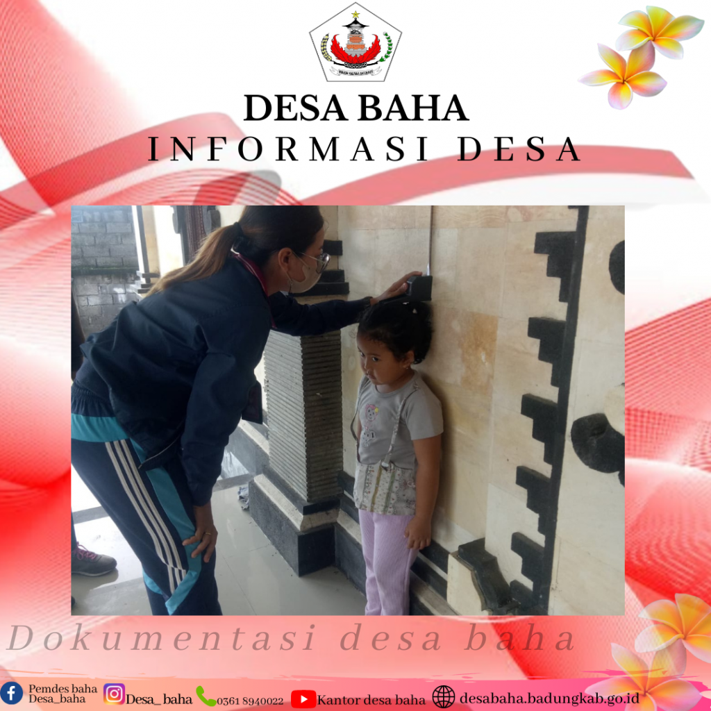 Posyandu Balita bulan Nopember di Br. Gegaran, Desa Baha