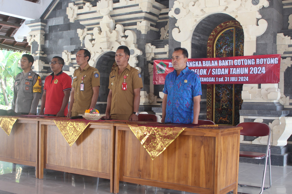 PEMBUKAAN BULAN GOTONG ROYONG LPM DESA BELOK/SIDAN
