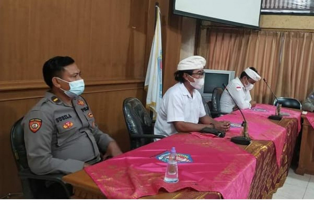 Kolaborasi Pemerintahan Desa Dengan LINMAS Kawal Nyepi