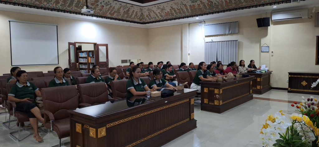 Rapat PKK Desa Bongkasa Pertiwi
