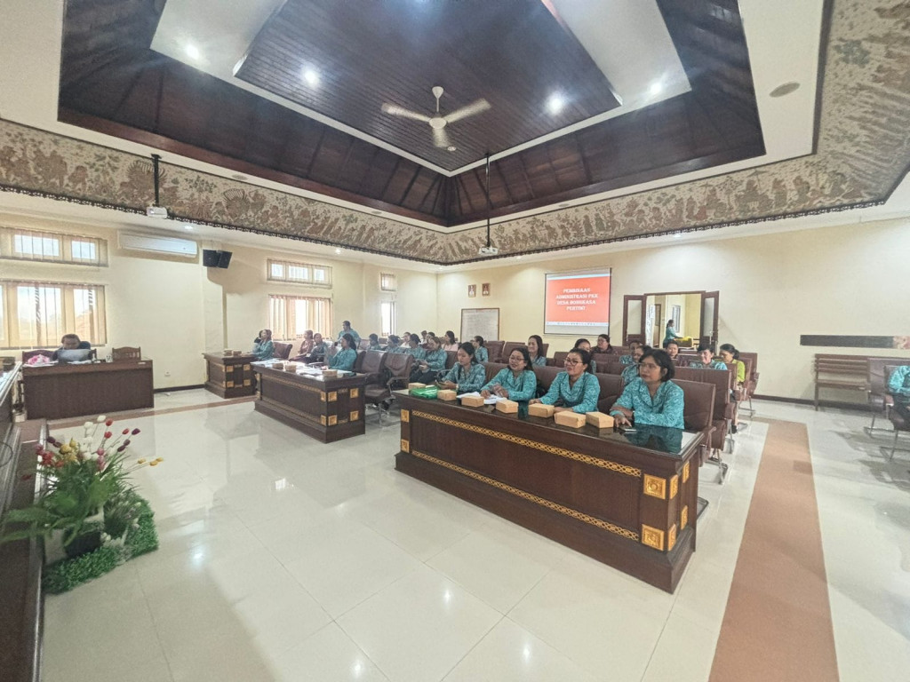 Pembinaan Administrasi PKK Desa Bongkasa Pertiwi