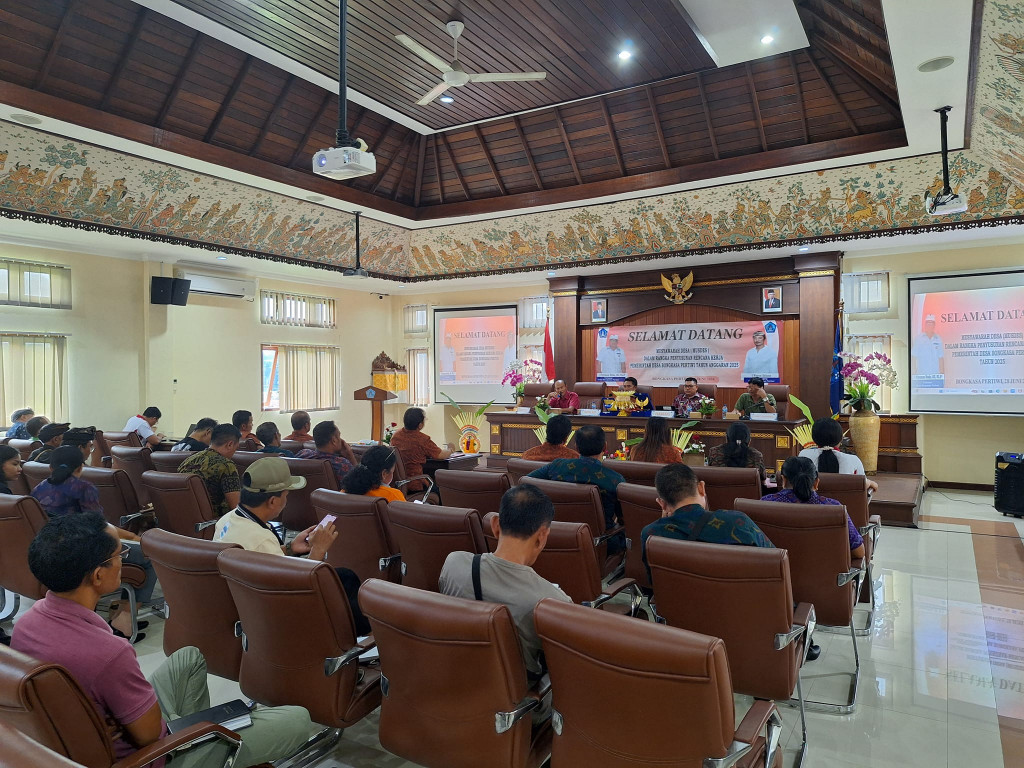 Musyawarah Desa (Musdes) Dalam Rangka Penyusunan Rencana Kerja Pemerintah Desa Bongkasa Pertiwi Tahun 2025