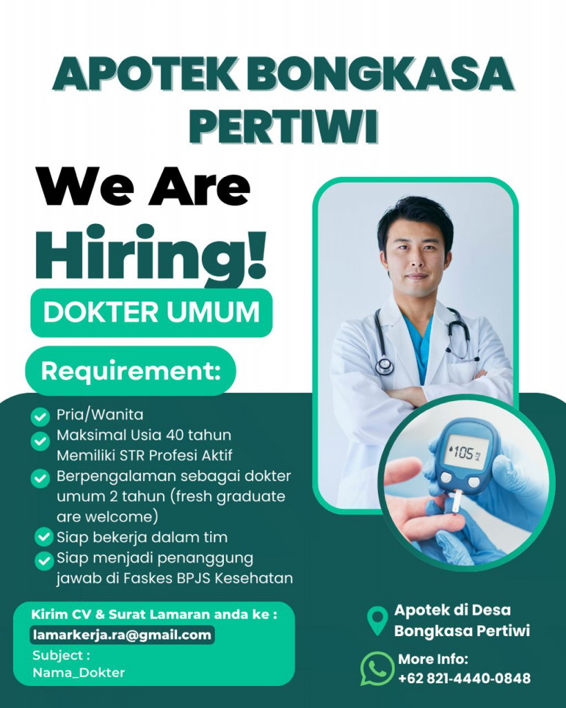 Lowongan Pekerjaan Dokter