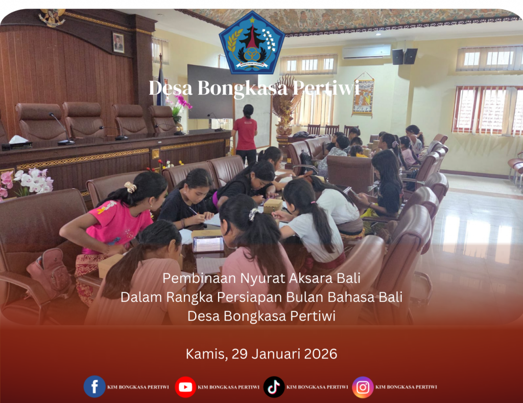 Pembinaan Nyurat Aksara Bali