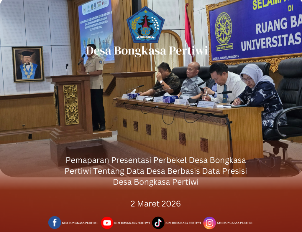 Presentasi Perbekel Terkait Data Desa Presisi