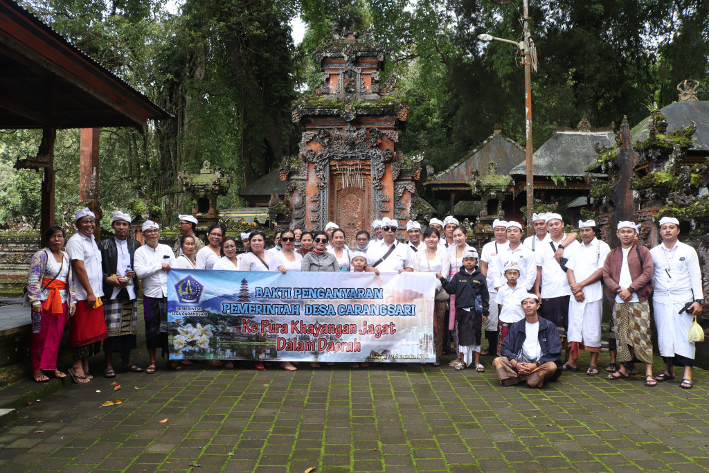 Tingkatan Sradha Bhakti, Perbekel Mengajak Perangkat Beserta Lembaga Desa Melakukan Bhakti Penganyaran