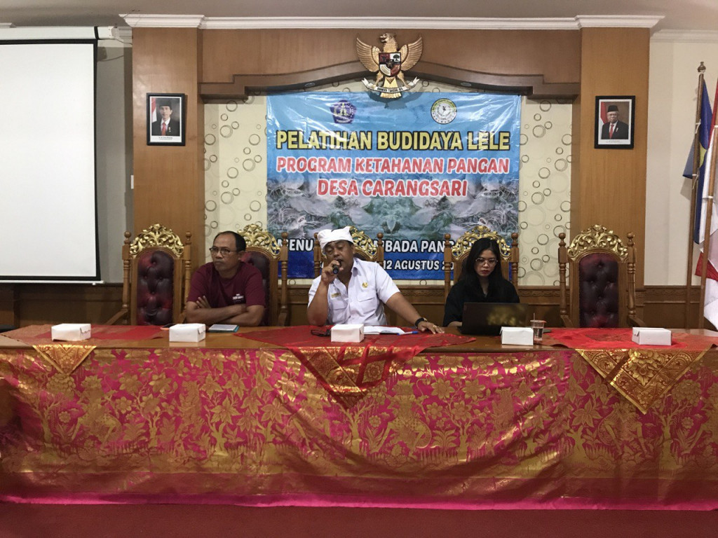 Realisasikan Program Ketahanan Pangan, Pemdes adakan pelatihan Budidaya Lele