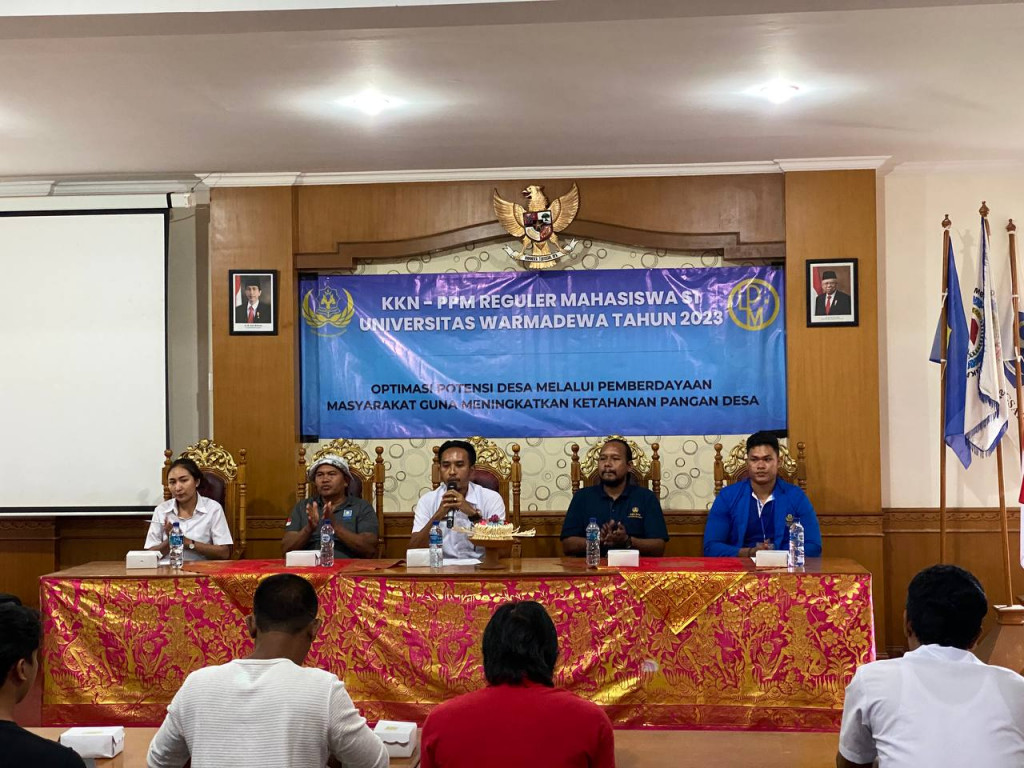 Pemerintah Desa Carangsari Terima KKN PPM Mahasiswa Warmadewa Tahun 2023