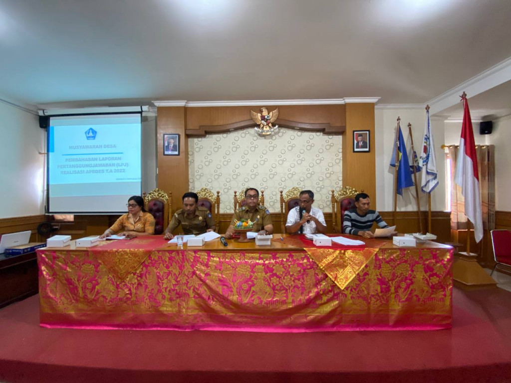 Pemerintah Desa Carangsari sampaikan Laporan Pertanggung Jawaban Realisasi APBDes Tahun Anggaran 2022 Kepada BPD
