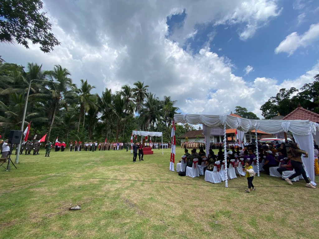 Napak Tilas Jejak Perjuangan Pahlawan Nasional I Gusti Ngurah Rai Tiba di Desa Carangsari