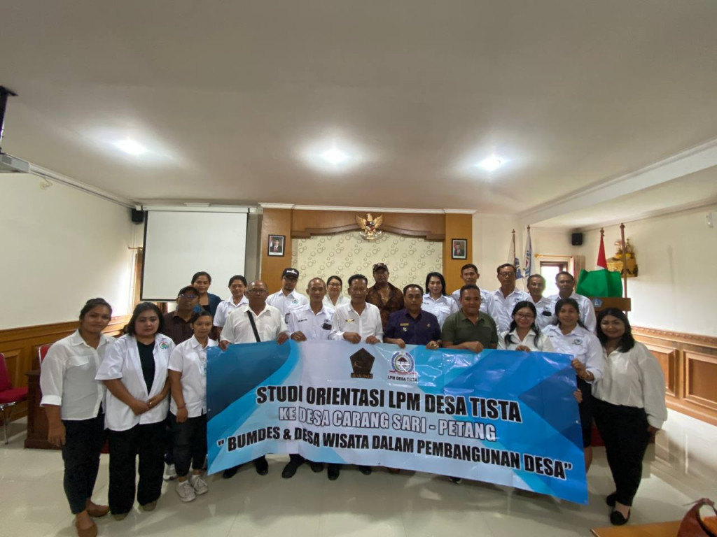 Pemerintah Desa Carangsari Menerima Kunjungan Dari Desa Tista, Kec. Kerambitan, Kab.Tabanan