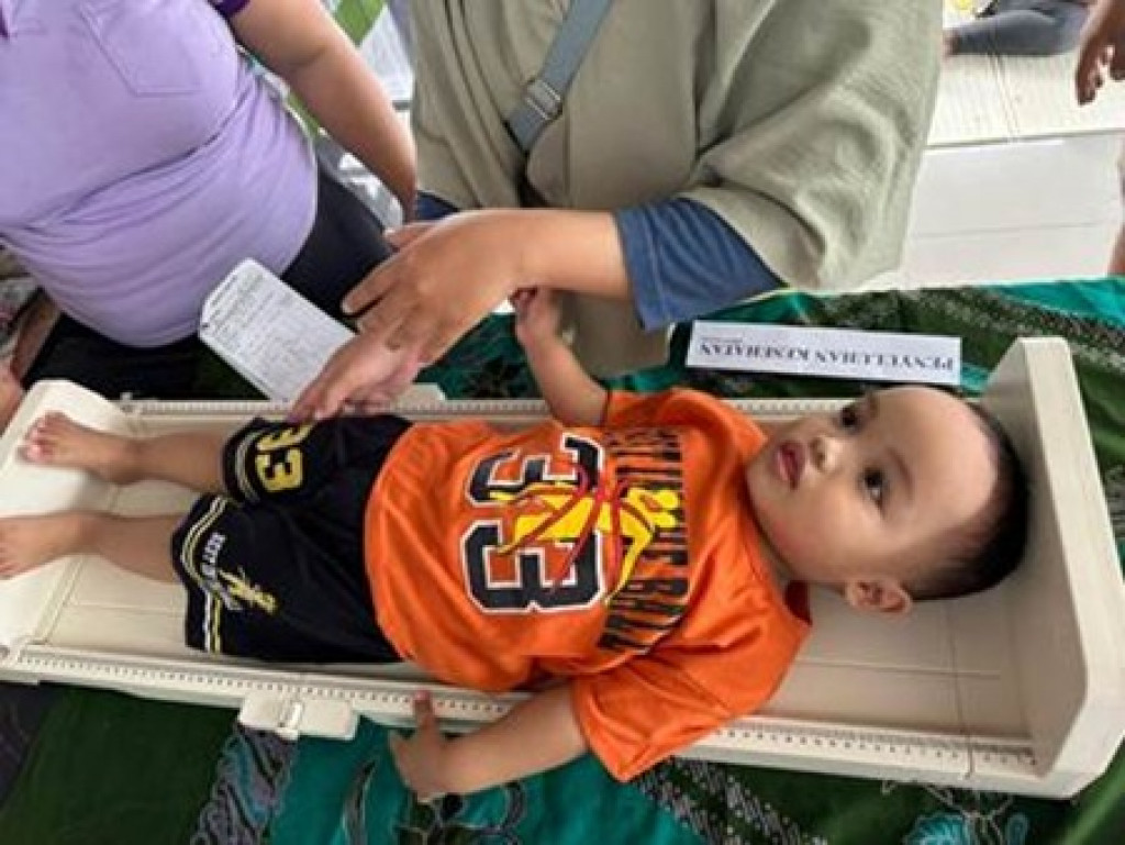 Jaga Kesehatan Buah Hati, Br. Bhinus Kauh Gelar Posyandu