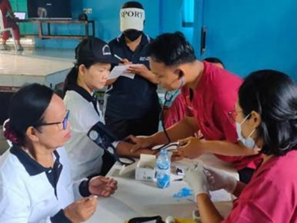 Peduli Lansia, Br. Bhinus Kauh Gelar Posyandu Rutin