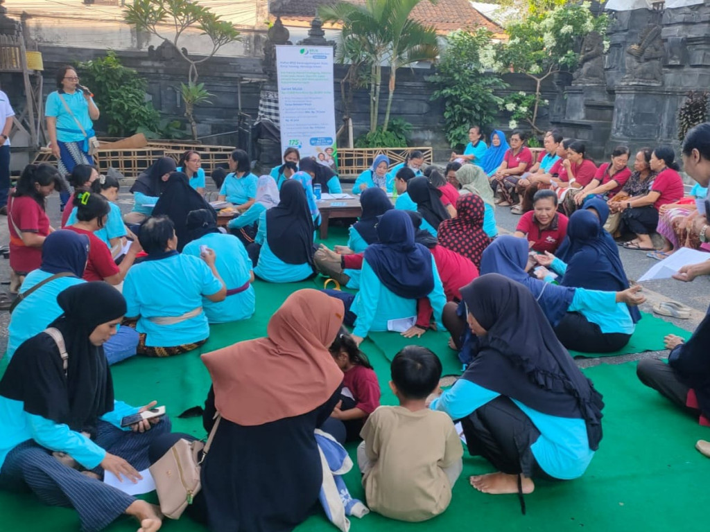 BPJS Ketenagakerjaan Hadir di Tengah-tengah Arisan PKK Bhinus Kauh, Desa Dalung