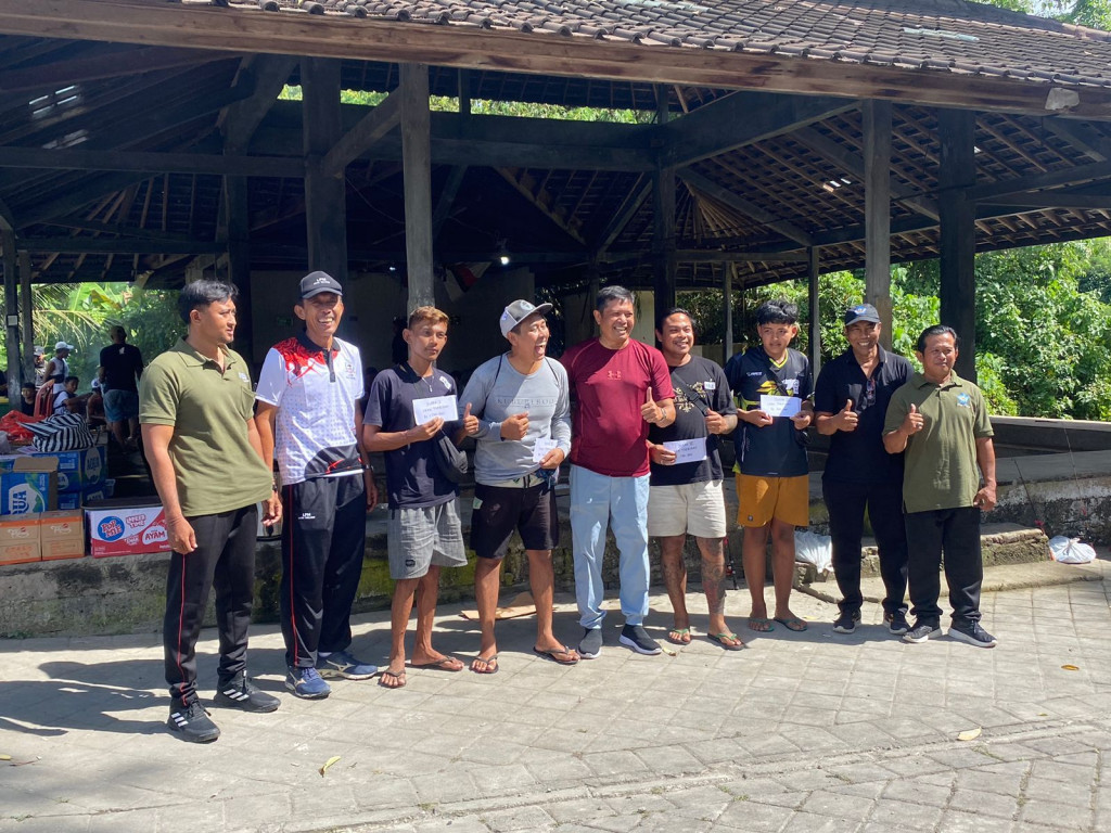 Kegiatan Lomba Mancing Air Deras oleh BUMDes Tri Manunggal Jaya Dalung berjalan Sukses