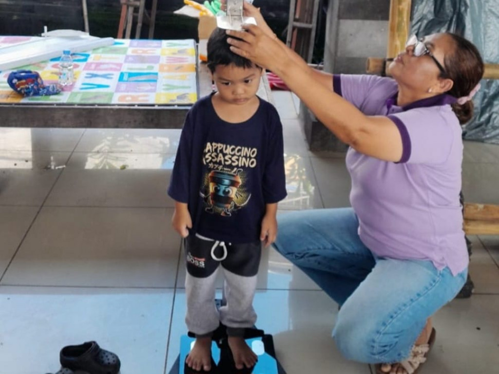 Pantau Tumbuh Kembang Anak, Posyandu Balita di Banjar Tegal Luwih, Dalung Digelar