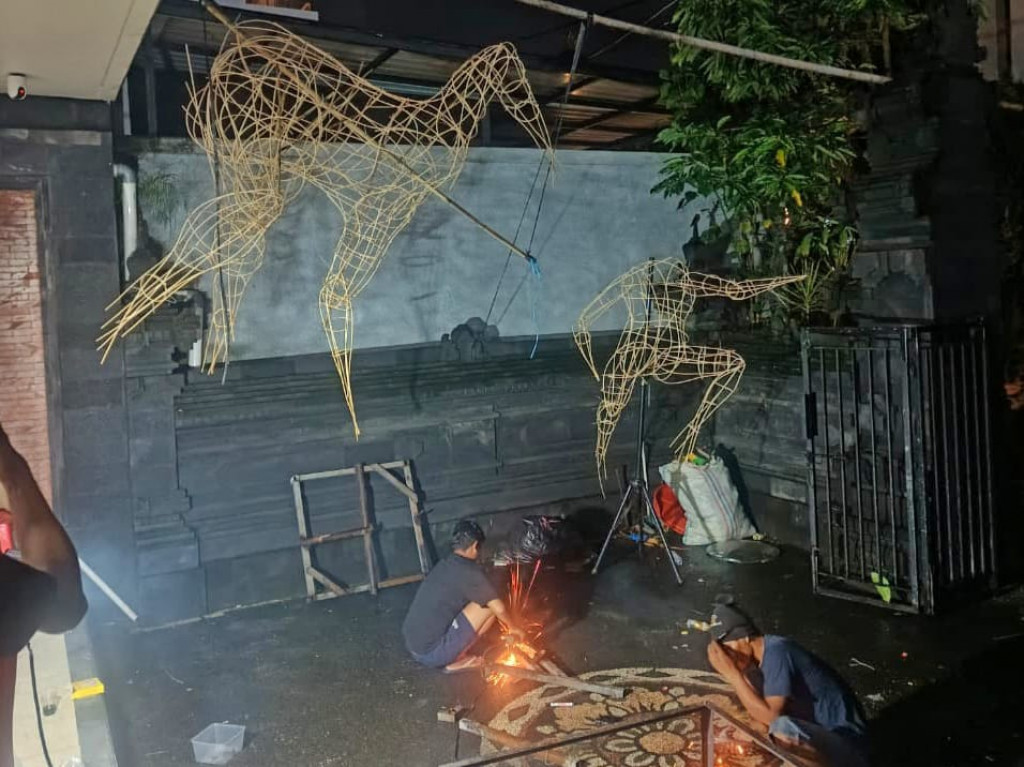 Persiapan Ogoh – Ogoh Menyambut Hari Raya Nyepi 2026 di Banjar Untal-Untal, Desa Dalung